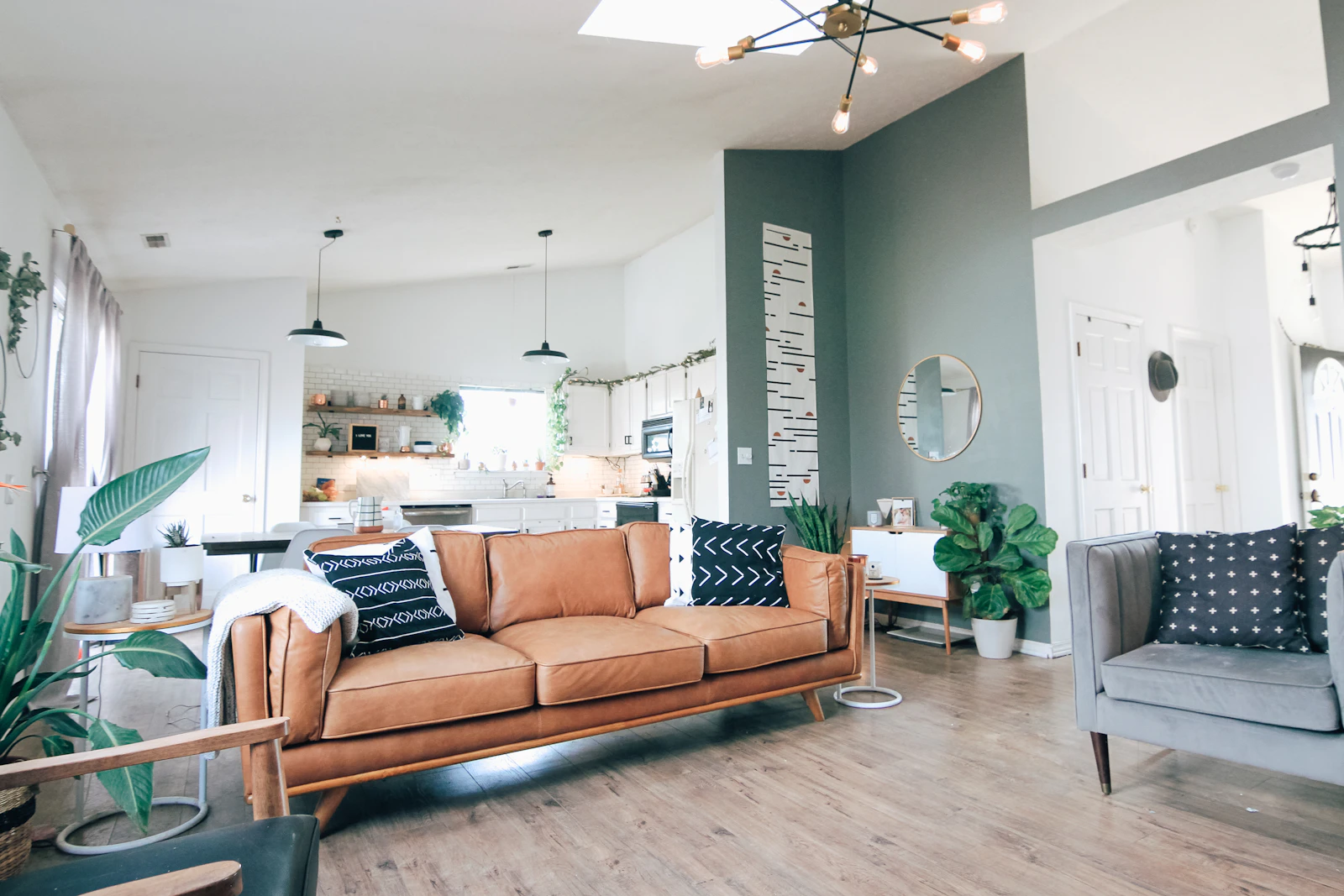 Cozy, styled living room ready for guests with comfortable seating.